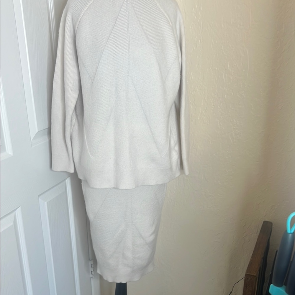 Source Unknown Cream Knit Two-Piece Dress Set - Picture 6 of 6